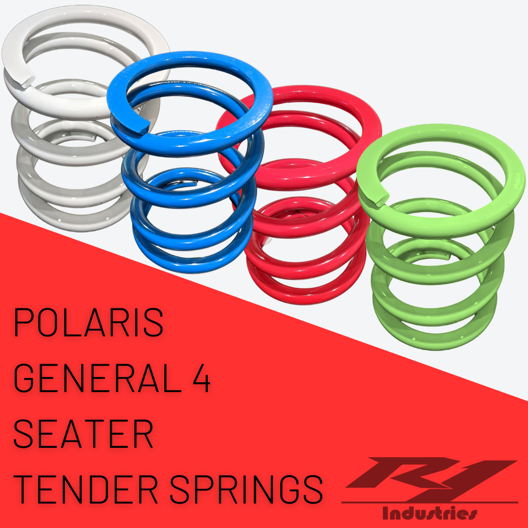 Photo of Polaris General 4-Seat Tender Spring Kit - 2-3" Lift + 80% Better Ride (2015+) by R1 Industries - Premium Tender Springs for UTVs / Side by Sides