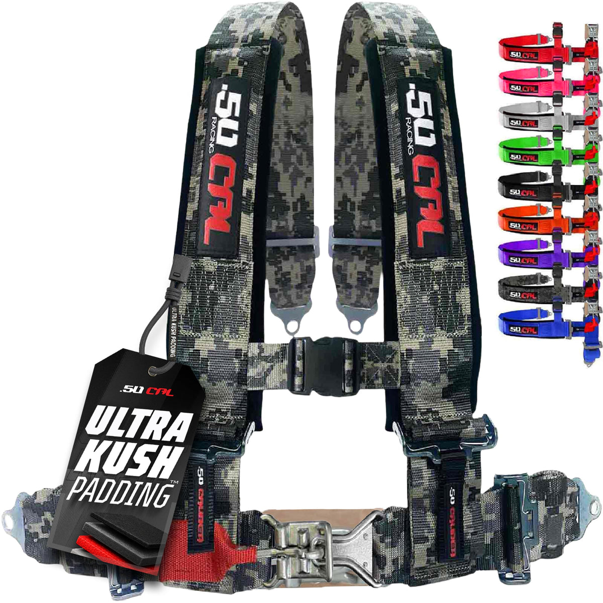 Pro Series 3" 4-Point Race-Latch UTV Harness