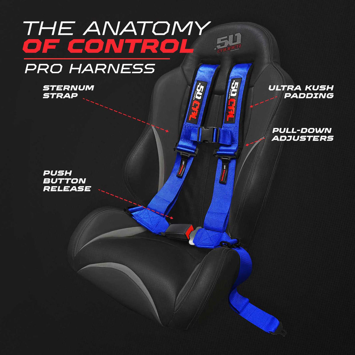 50 Caliber Universal 4-Point Harness