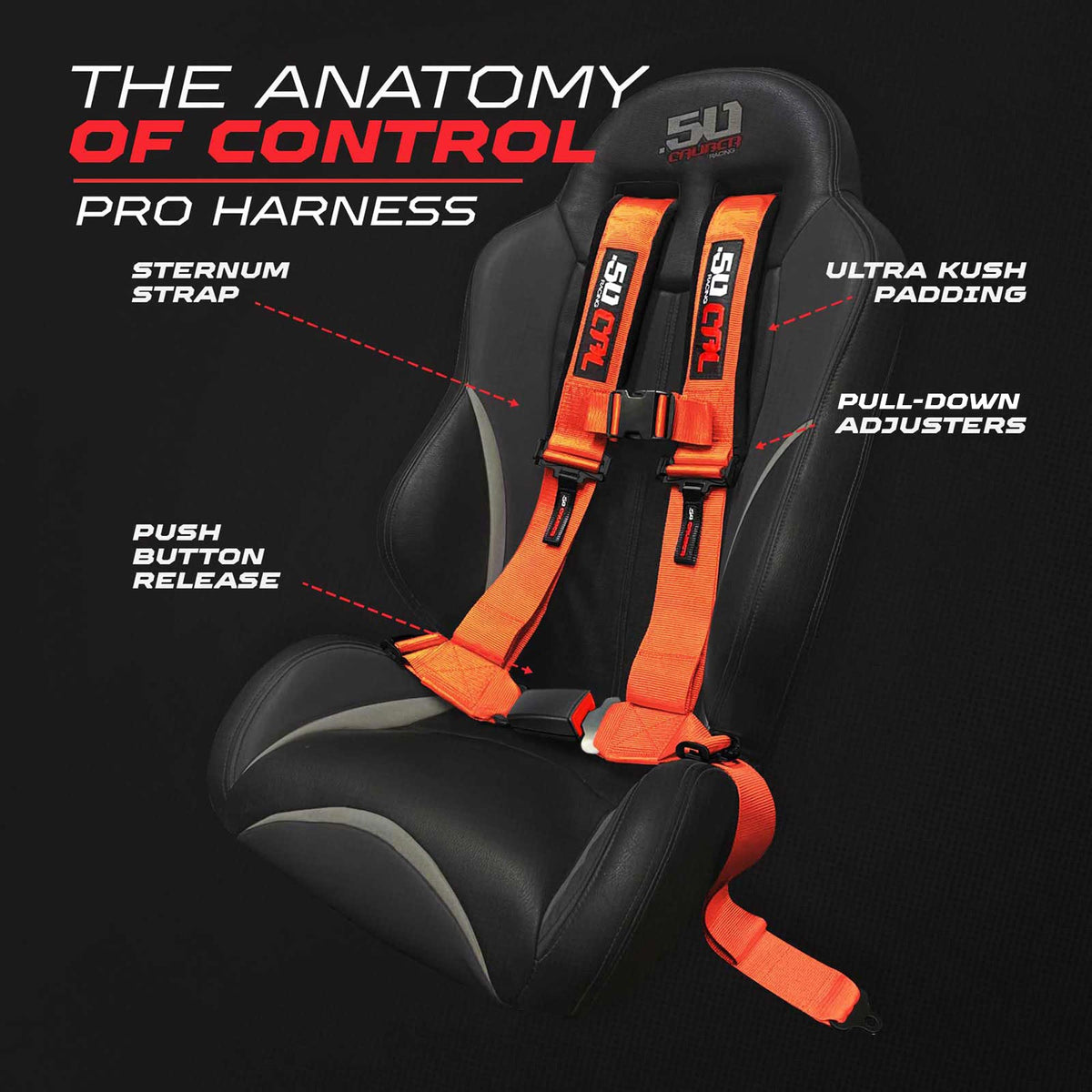 50 Caliber Universal 4-Point Harness