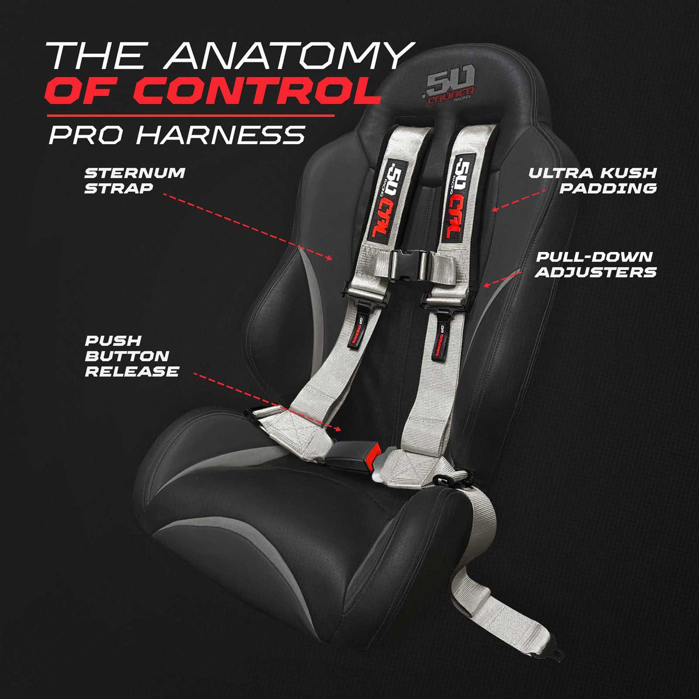 50 Caliber Universal 4-Point Harness