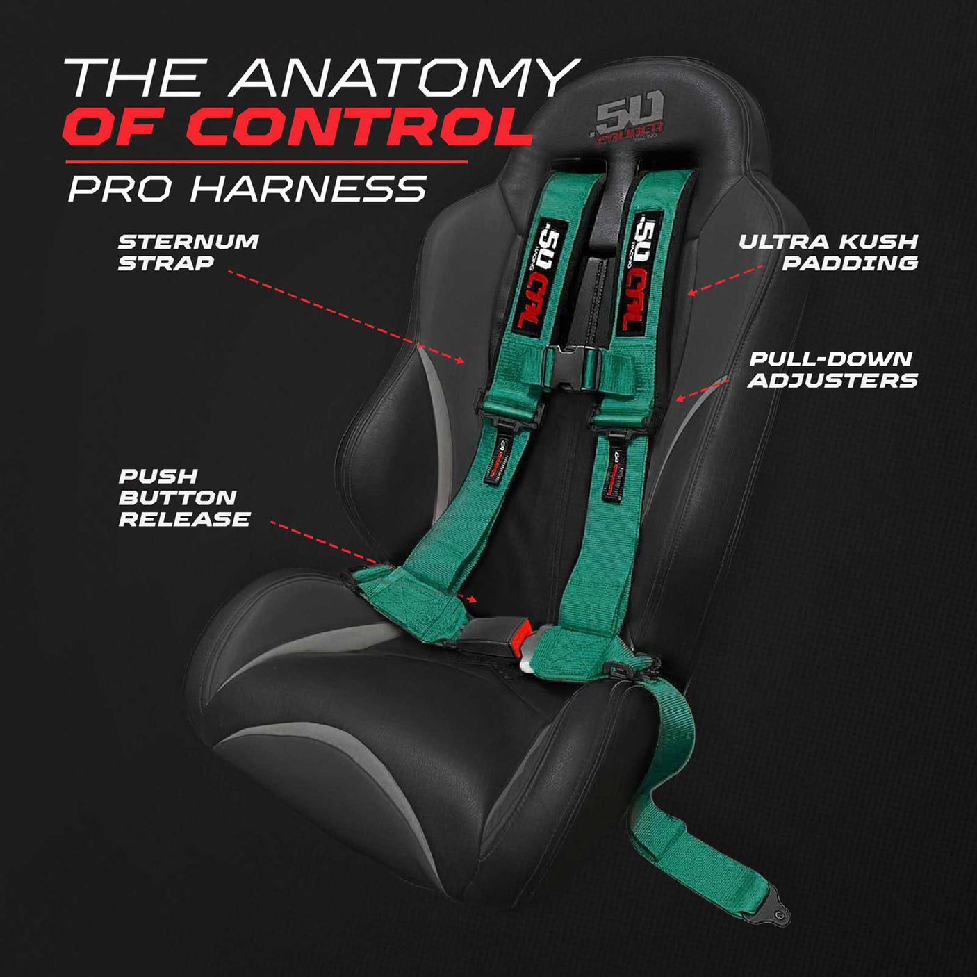 50 Caliber Universal 4-Point Harness