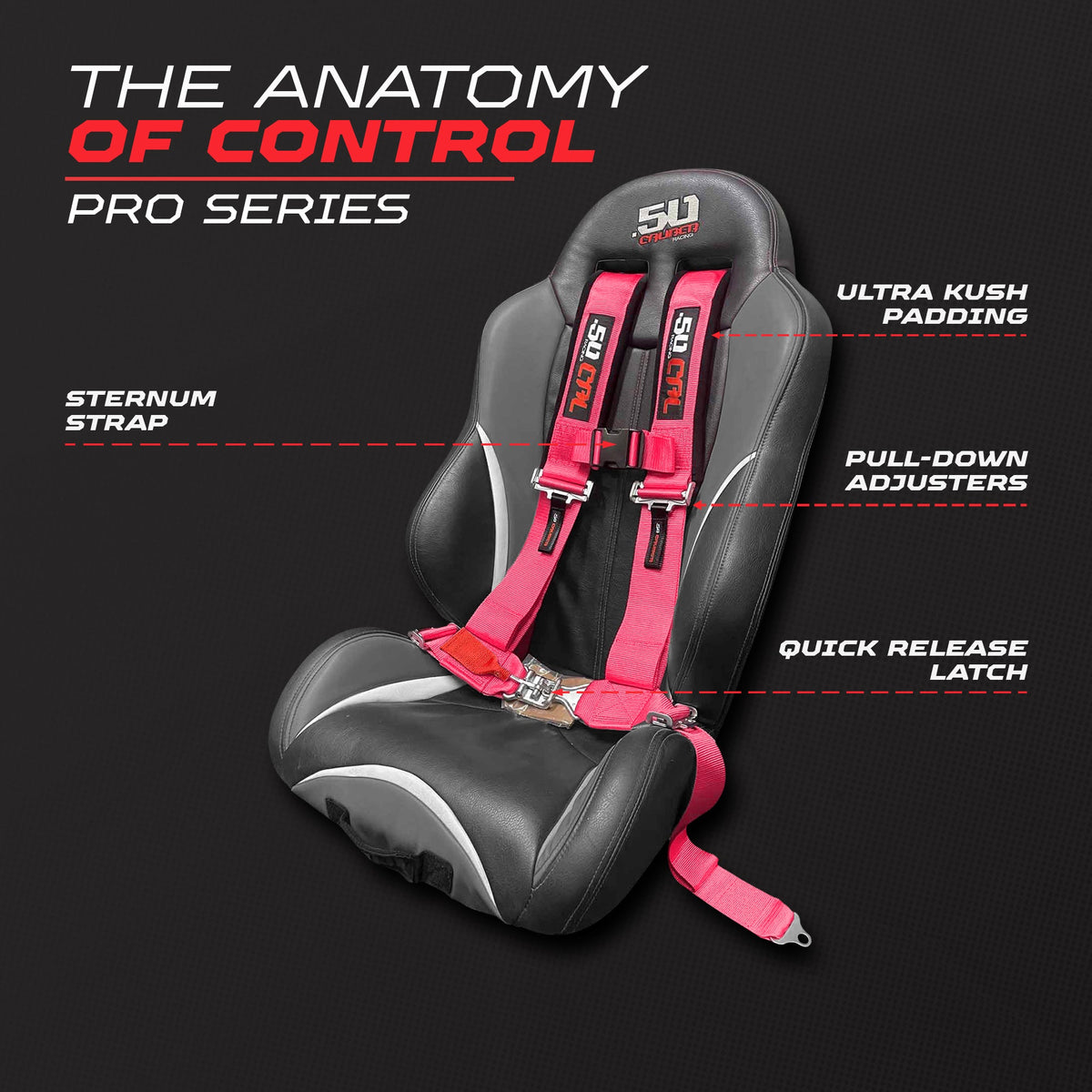 Pro Series 3" 4-Point Race-Latch UTV Harness - product image 22