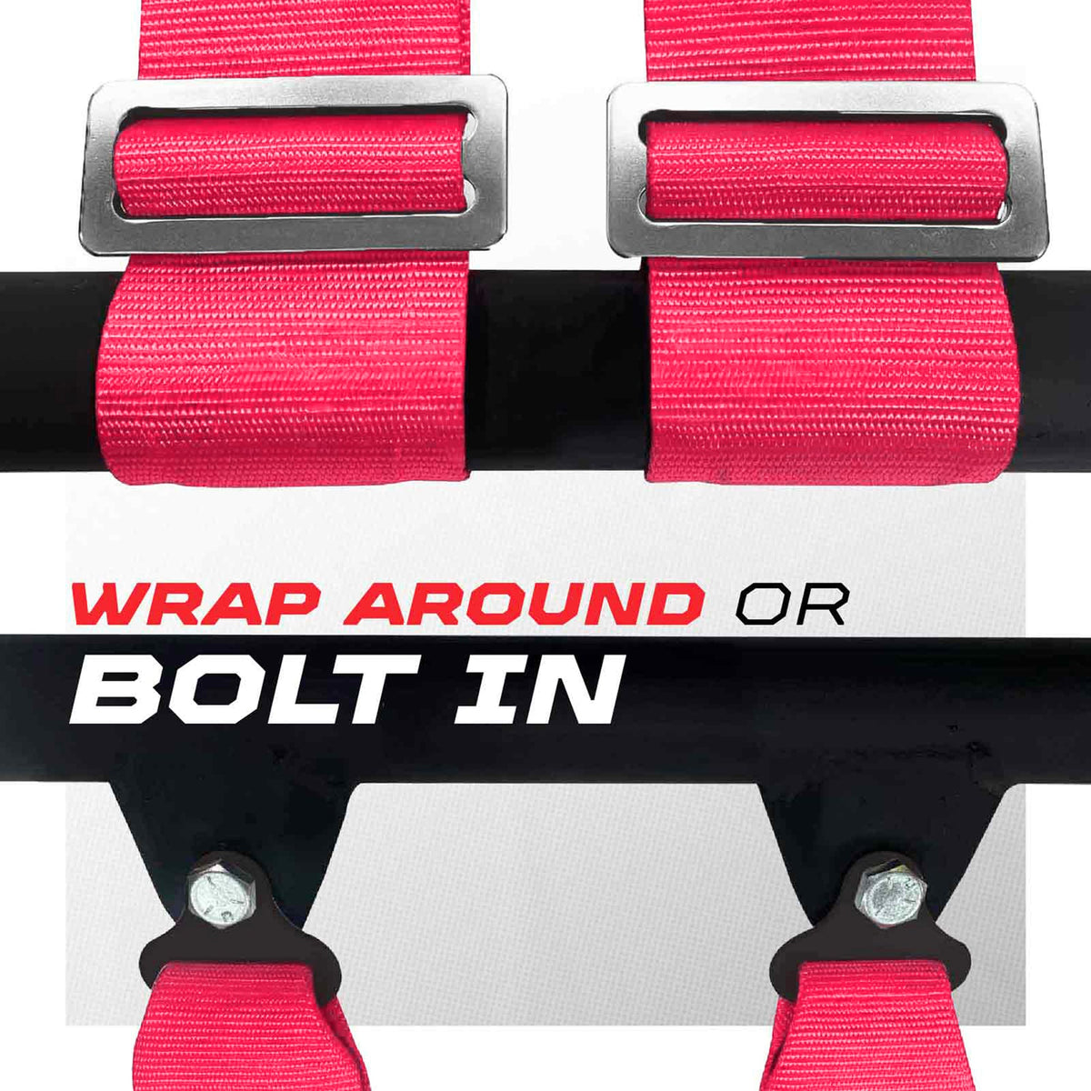 50 Caliber Pro Series 3" 5-Point Race-Latch UTV Harness