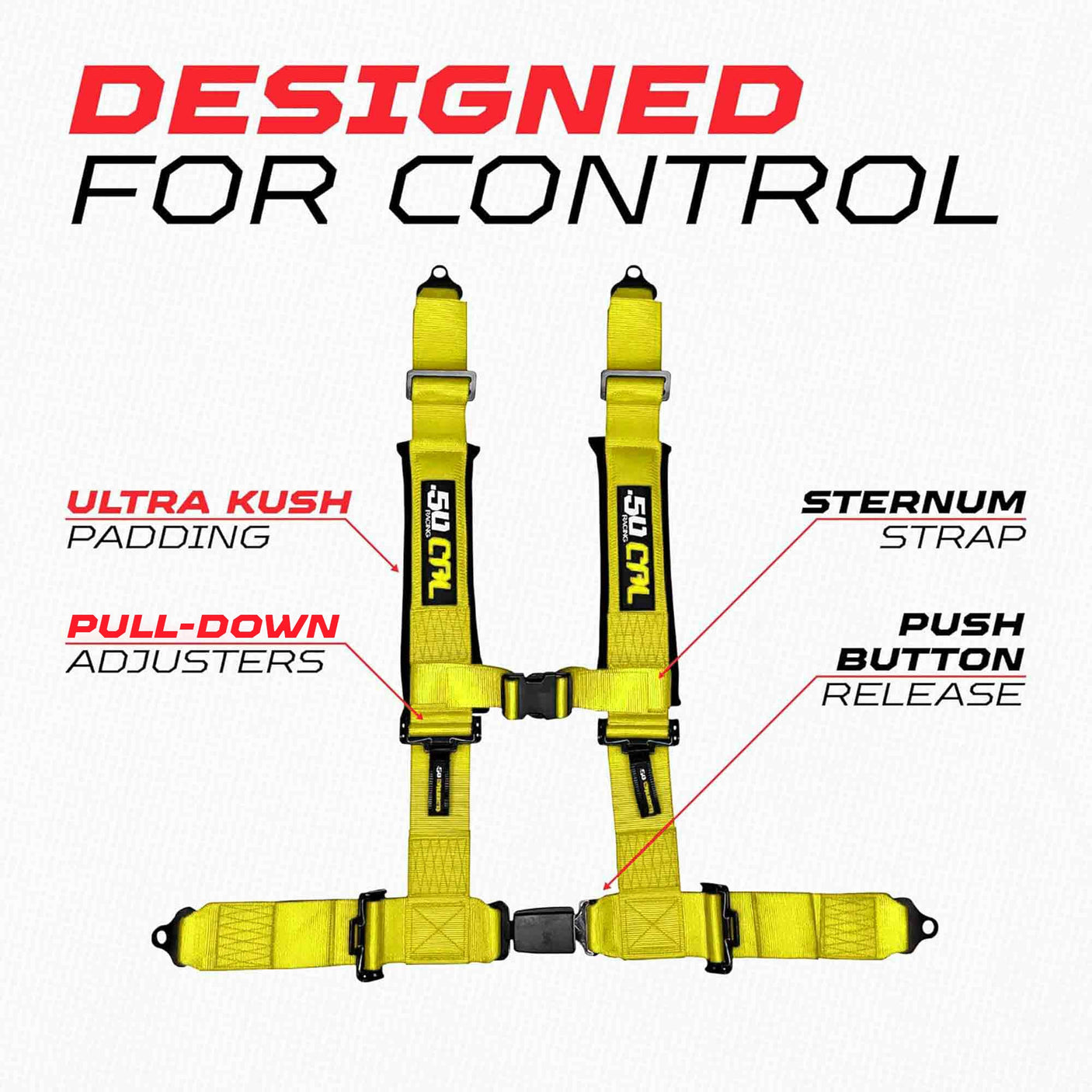 50 Caliber Universal 4-Point Harness