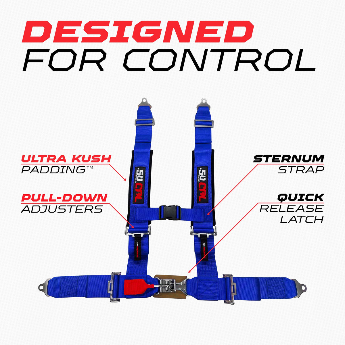 Pro Series 3" 4-Point Race-Latch UTV Harness