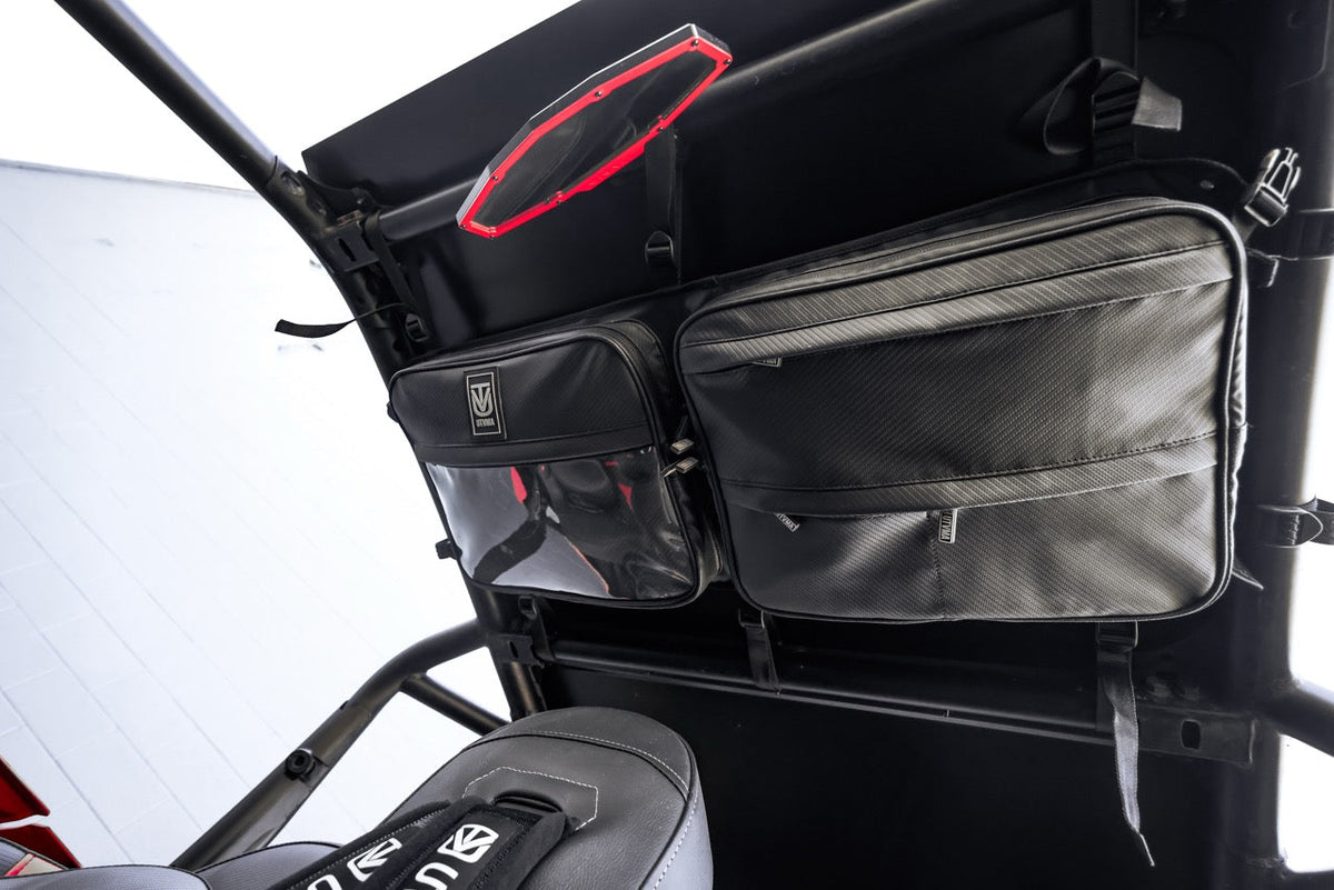Photo of RZR Pro Roof Bag (2020-2025) by UTV Mountain Accessories - Premium Door Bags & Door Accessories for UTVs / Side by Sides