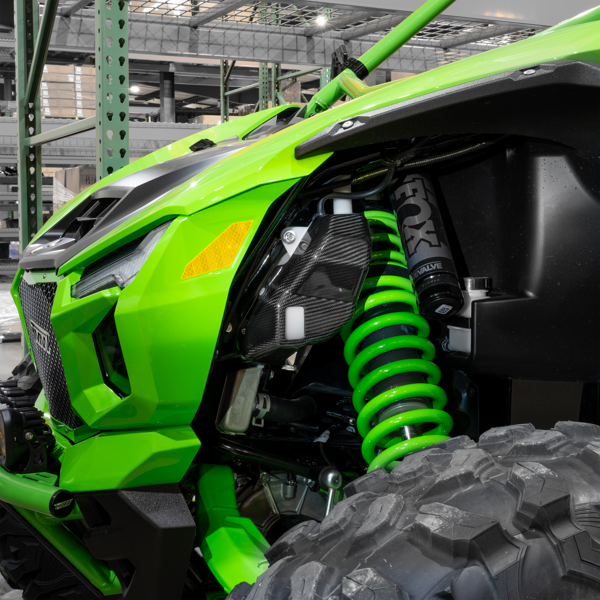 Kawasaki Teryx H2 Carbon Fiber Coolant Reservoir Cover – product detail 4