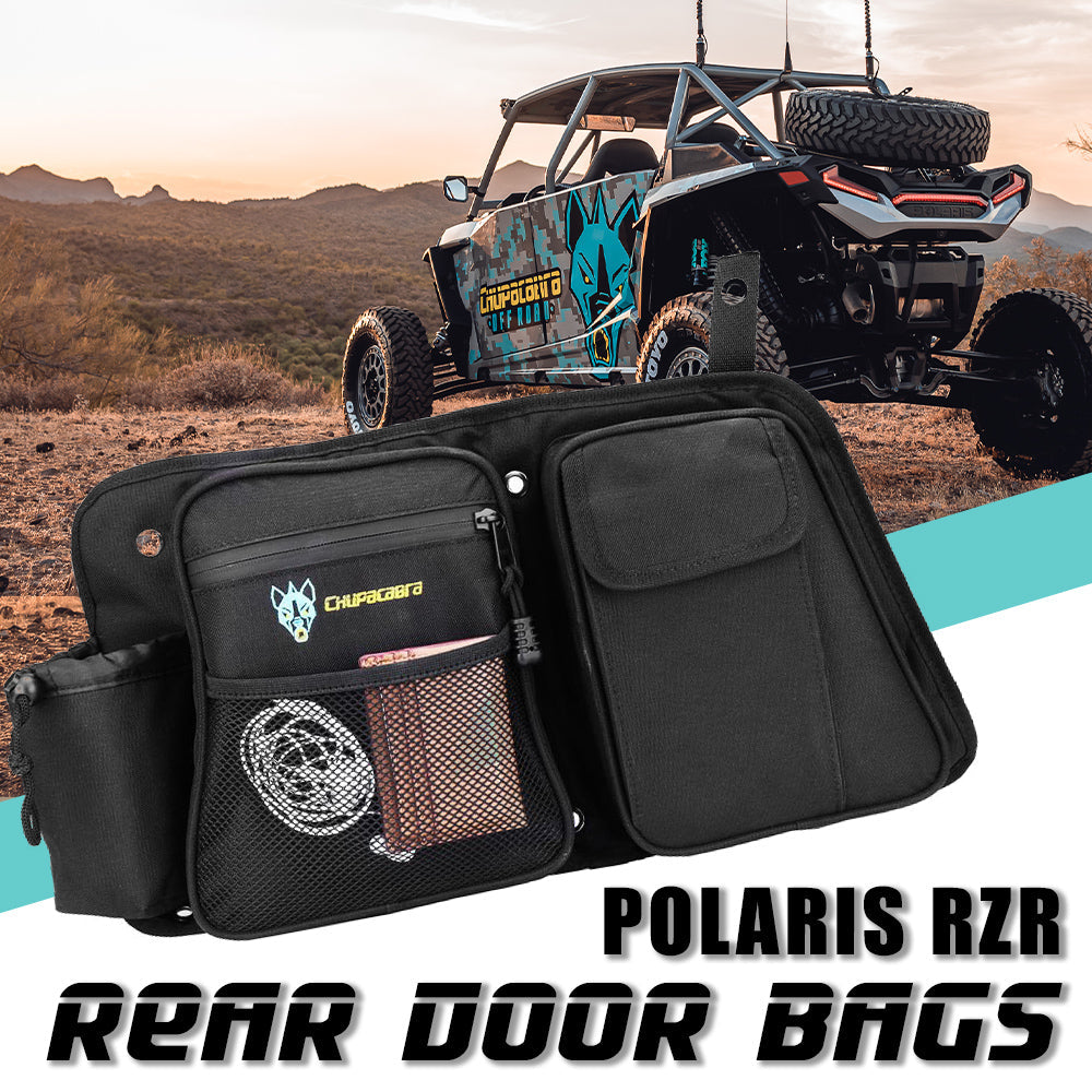 RZR Rear Door Bags - Weather-Resistant Storage + Easy Access (2014-2022)