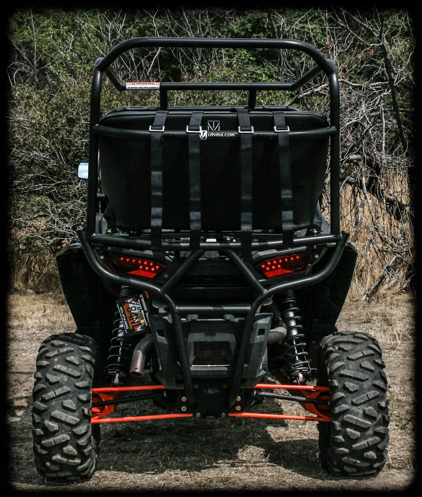 Photo of RZR 1000 Backseat and Roll Cage Kit (2014-2023) by UTV Mountain Accessories - Premium Roll Cages for UTVs / Side by Sides