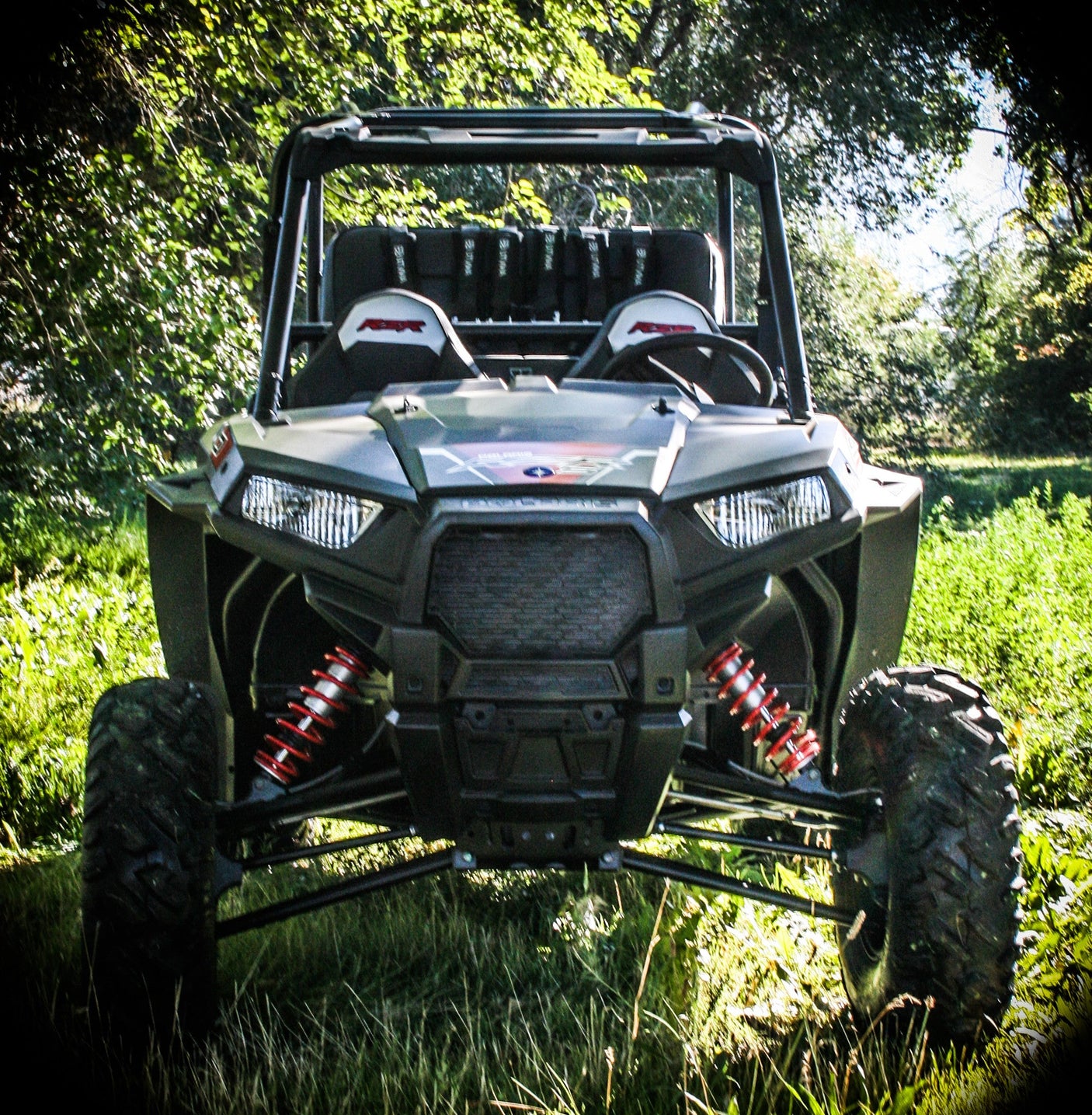 Photo of RZR 900 Back Seat and Roll Cage (2015-2020) by UTV Mountain Accessories - Premium Roll Cages for UTVs / Side by Sides