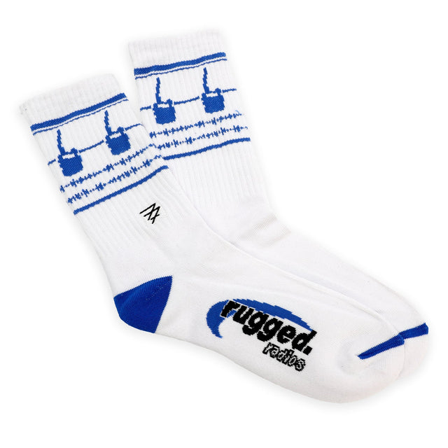 Photo of Rugged Radios 'Fast Friends' Crew Socks by Rugged Radios - Premium for UTVs / Side by Sides