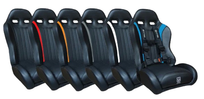 Photo of RZR PRO Front Suspension Bucket Seats with Quick Mount Brackets by UTV Mountain Accessories - Premium Seats & Seat Accessories for UTVs / Side by Sides