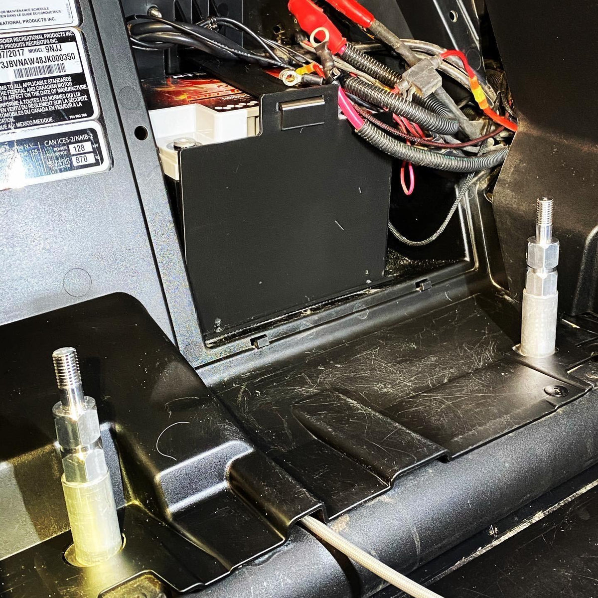 Can-Am X3 Seat Risers - 1.6-2.1" Height Boost + Better Visibility (Universal)