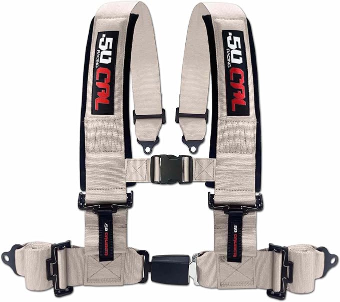 Photo of 4-Point Seat Belt Harness – Automotive buckle by 50 Caliber Racing - Premium Harnesses for UTVs / Side by Sides