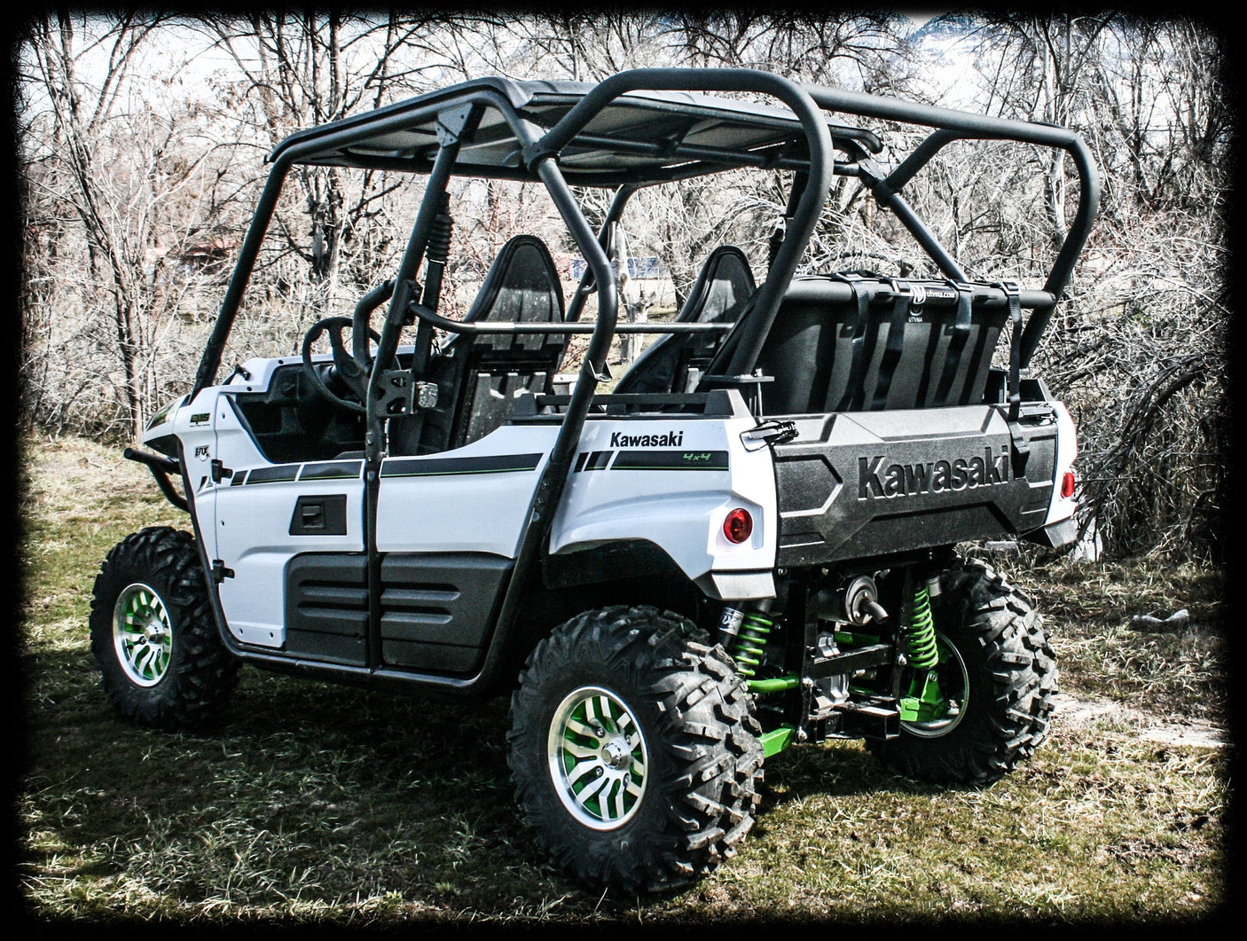 Photo of Kawasaki Teryx Back seat and Roll Cage Kits (2014 - 2024) by UTV Mountain Accessories - Premium Roll Cages for UTVs / Side by Sides