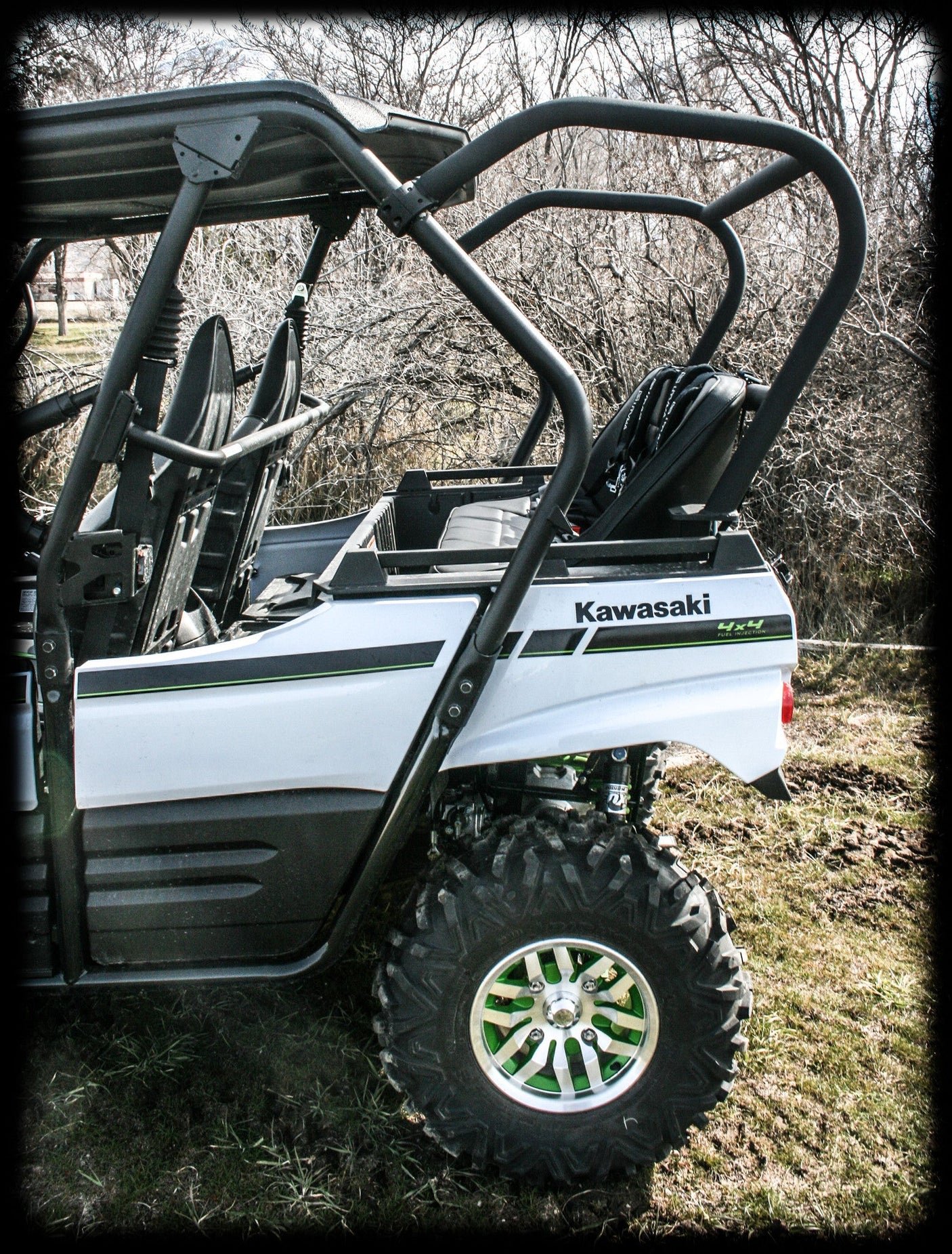 Photo of Kawasaki Teryx Back seat and Roll Cage Kits (2014 - 2024) by UTV Mountain Accessories - Premium Roll Cages for UTVs / Side by Sides
