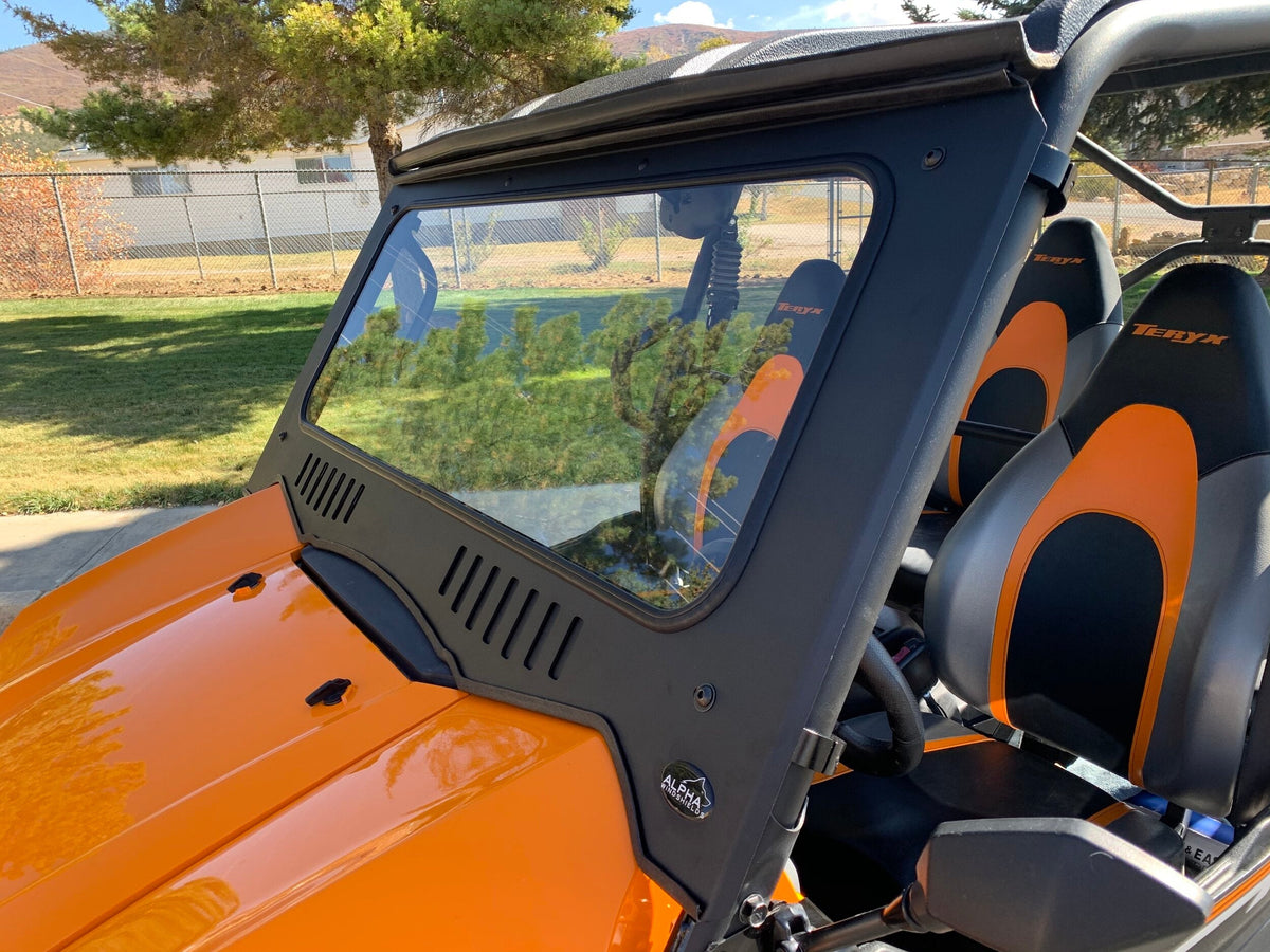 Photo of Kawasaki Teryx Windshield by Alpha Windshields - Premium Windshields for UTVs / Side by Sides