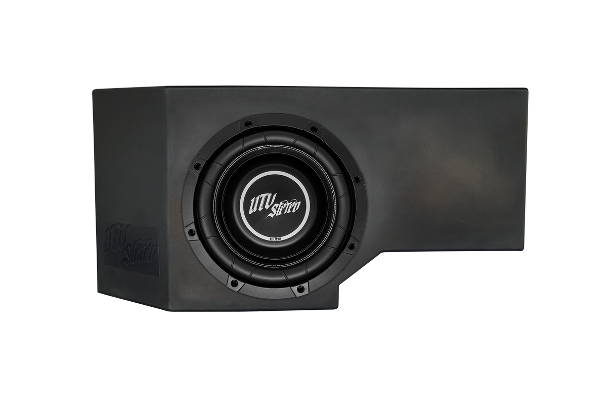 Can-Am® Defender HD11 Vented 10" Front Passenger Subwoofer Enclosure Unloaded | UTVS-DEF2-VENC-PASS-10-FRONT