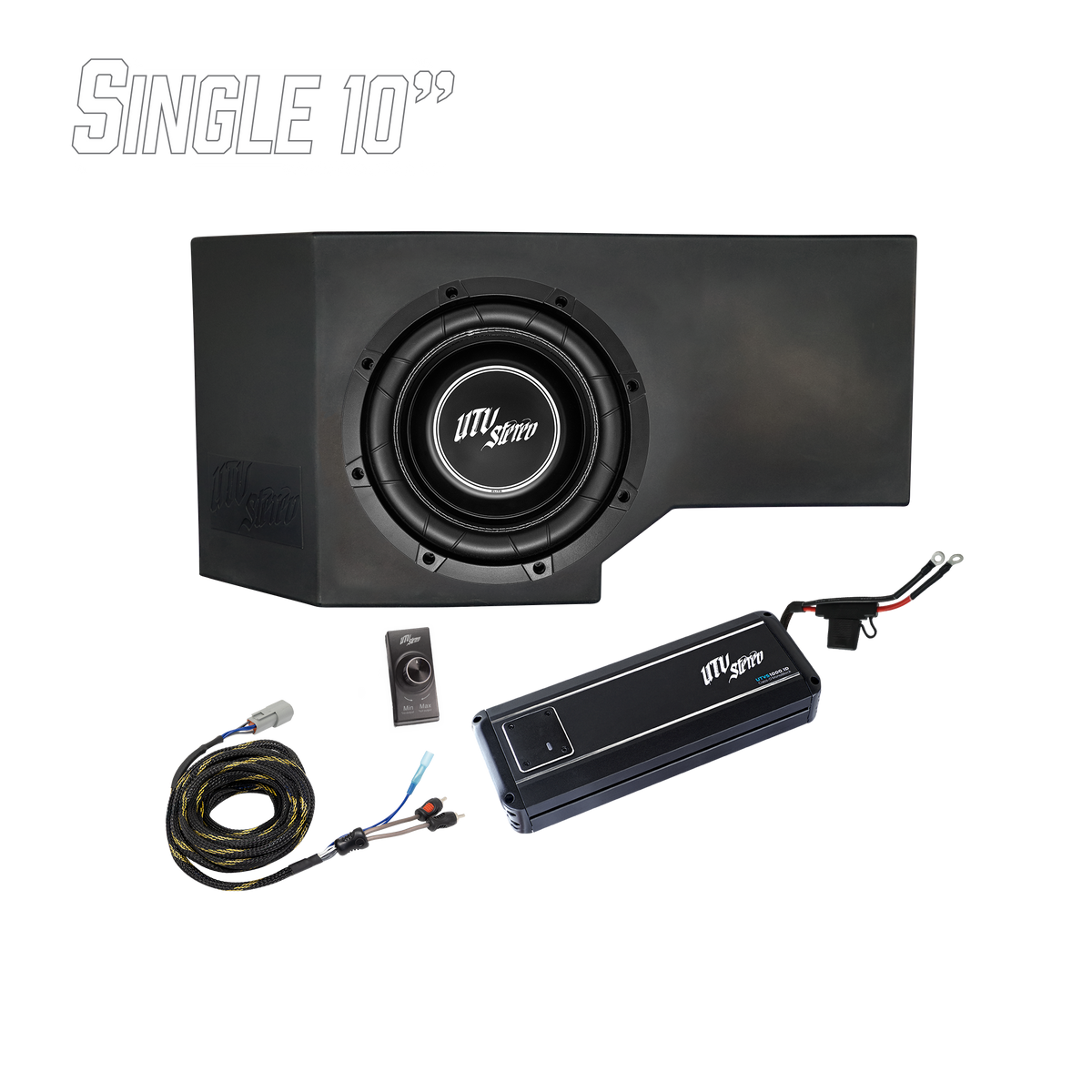 Can-Am® Defender HD11 1000W Single 10" Subwoofer Kit | UTVS-DEF2-1000-1-GO