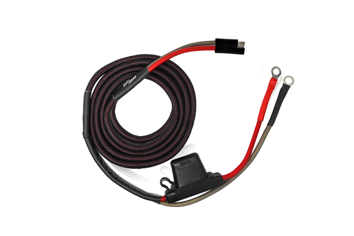 UTV Stereo 147" 80A Fused Amplifier Power Harness