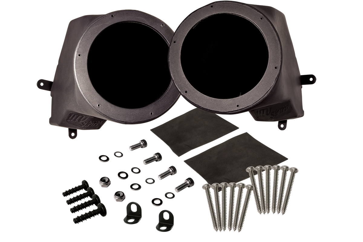 '20-'24 RZR® Pro Series 6.5" Dash Panel Speaker Enclosures (Pair) | UTVS-PRO-DP65