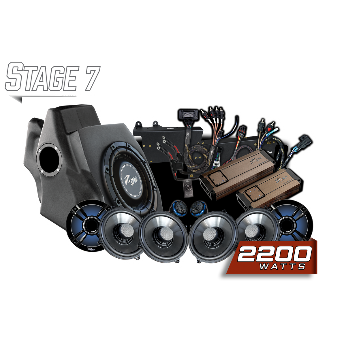 '20-'24 RZR® Pro Series Ride Command® Stage 7 Stereo Kit | UTVS-PRO-S7-RC
