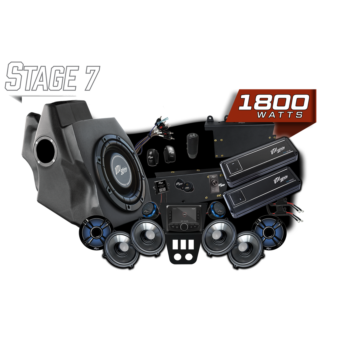 '20-'24 RZR® Pro Series Signature Stage 7 Stereo Kit | UTVS-PRO-S7-S