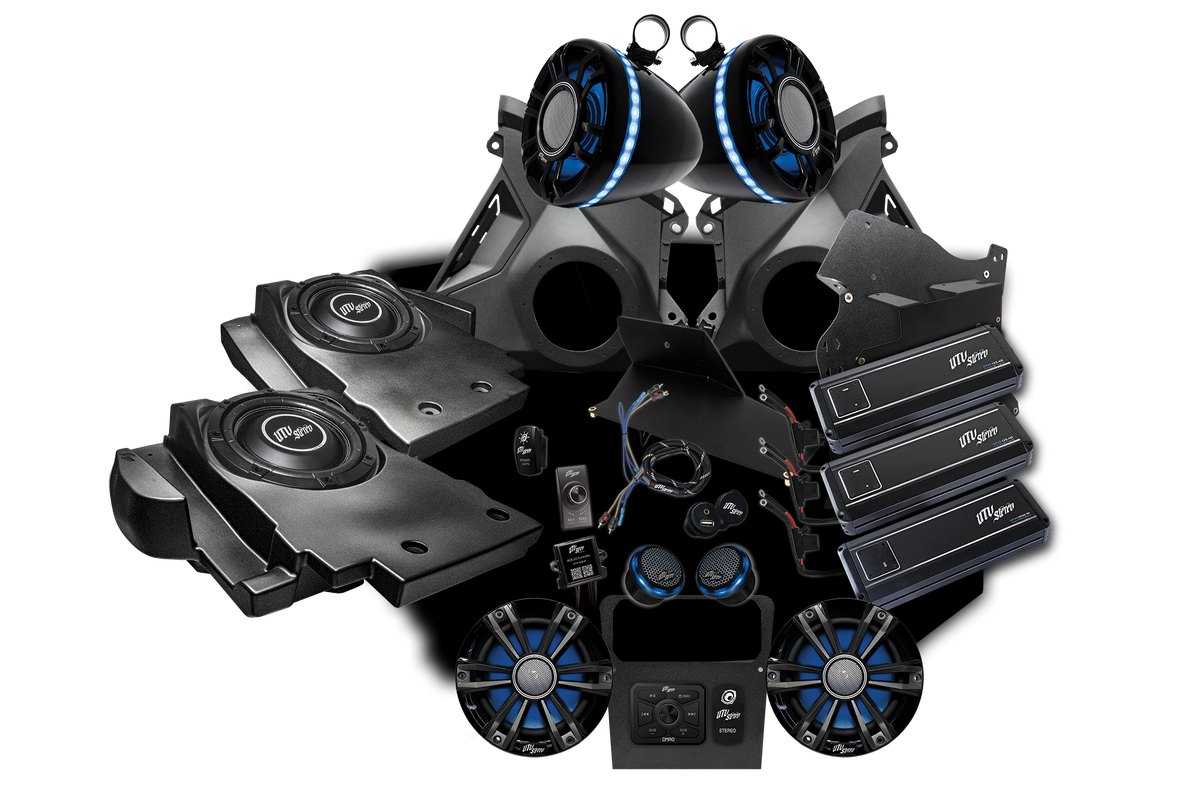 UTV Stereo Can-Am Maverick R Signature Stage 8 Stereo Kit
