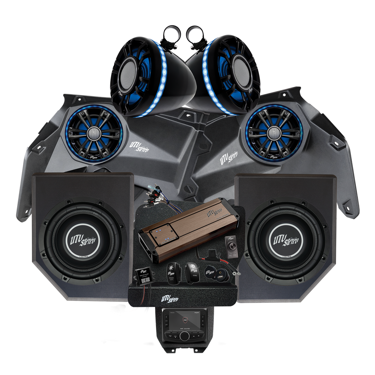 Can-Am® X3 Elite Series Stage 6 Stereo Kit | UTVS-X3-S6-E