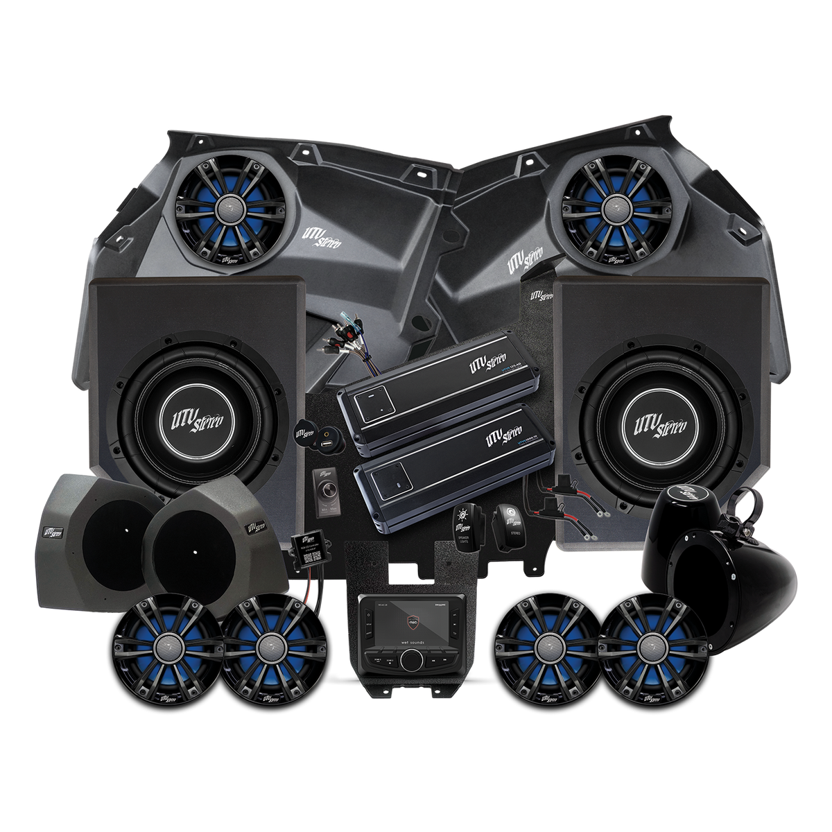 Can-Am® X3 Signature Series Stage 7 Stereo Kit | UTVS-X3-S7-S