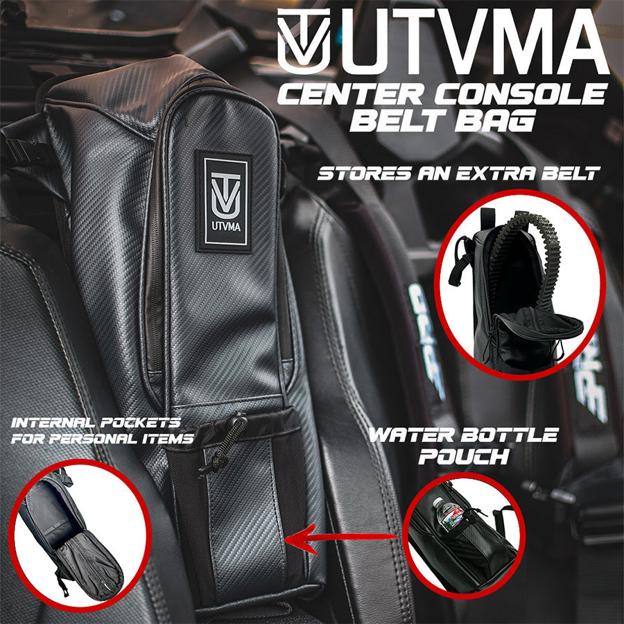 Photo of UTV Mountain Accessories Center Console Belt Bag by UTV Mountain Accessories - Premium Vehicle Parts & Accessories for UTVs / Side by Sides