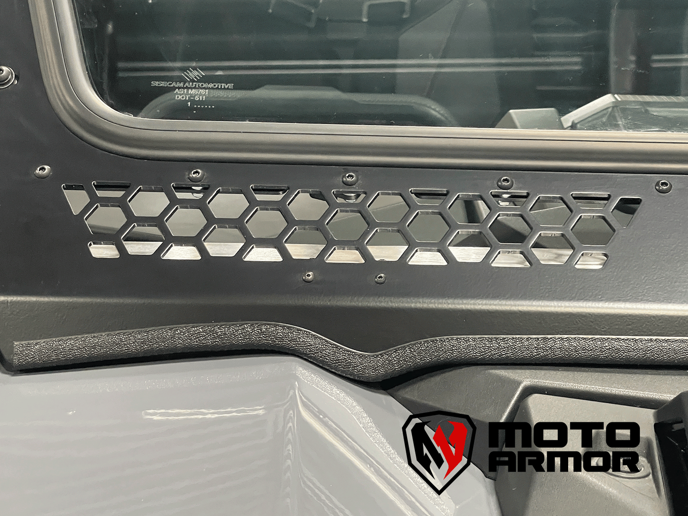 Photo of Moto Armor Pro R 4 Seat Full Glass Windshield by Moto Armor - Premium for UTVs / Side by Sides