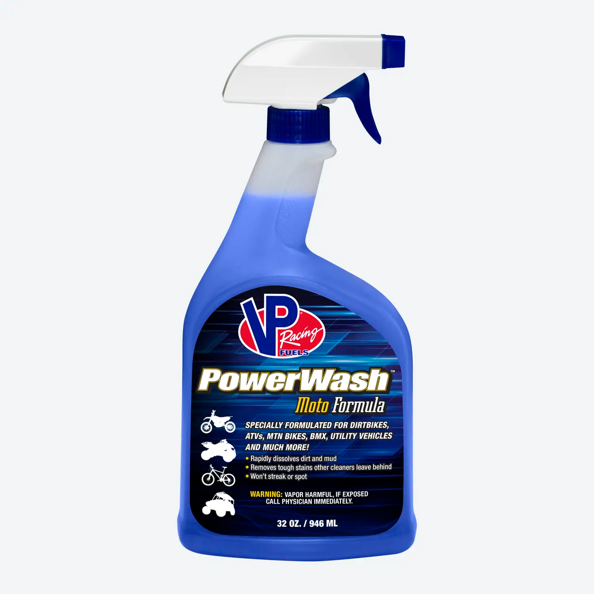 PowerWash Moto Formula: Motorcycle Spray Cleaner featured in Dirt Bike Oil and Chemicals