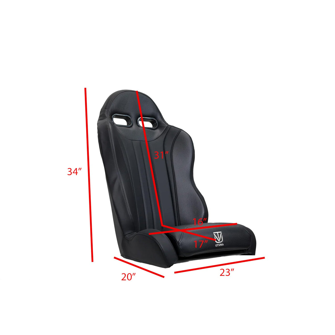 Photo of "Weekender" Series Pair of Front or Rear Suspension Bucket Seats RZR 1000 (XP, Turbo, Turbo S, Dynamix, Trail, High Lifter) 2014-2023 by UTVMA - Premium for UTVs / Side by Sides
