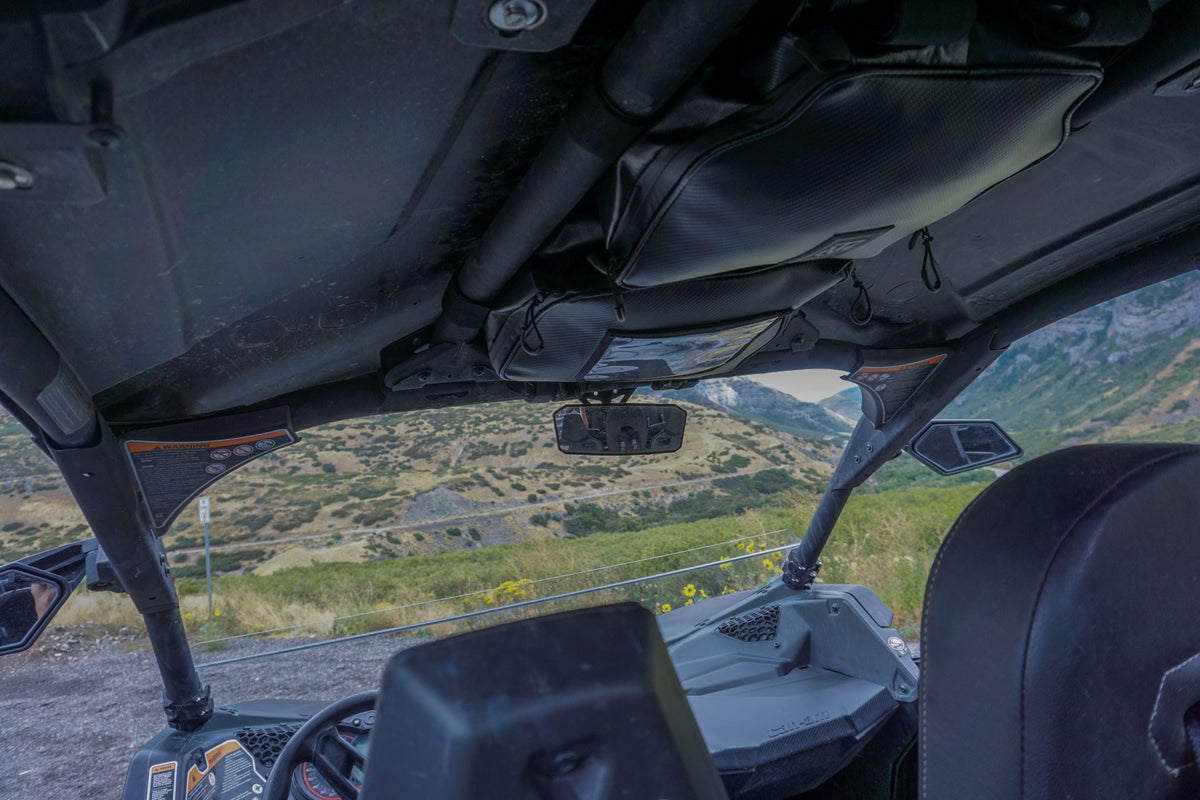 Photo of Maverick X3/X3 MAX Center Roof Bag (2017-2025) by UTV Mountain Accessories - Premium Door Bags & Door Accessories for UTVs / Side by Sides