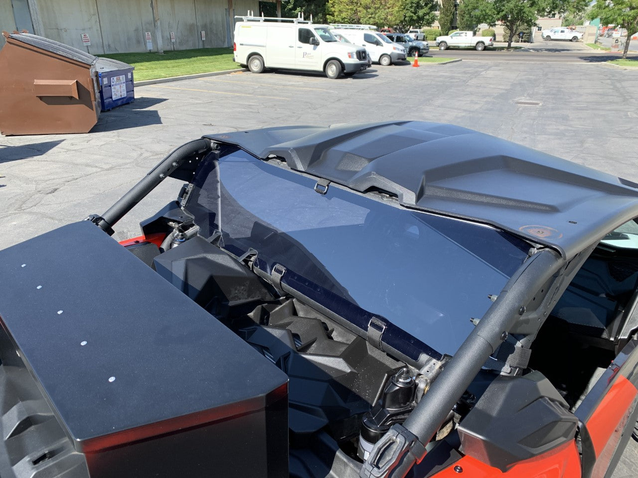 Photo of Can Am X3 Maverick Rear Window Tinted by UTVZILLA - Premium for UTVs / Side by Sides