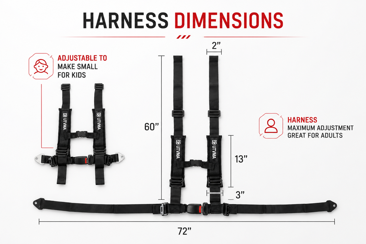 2-inch 4-point Harness with Auto Buckle
