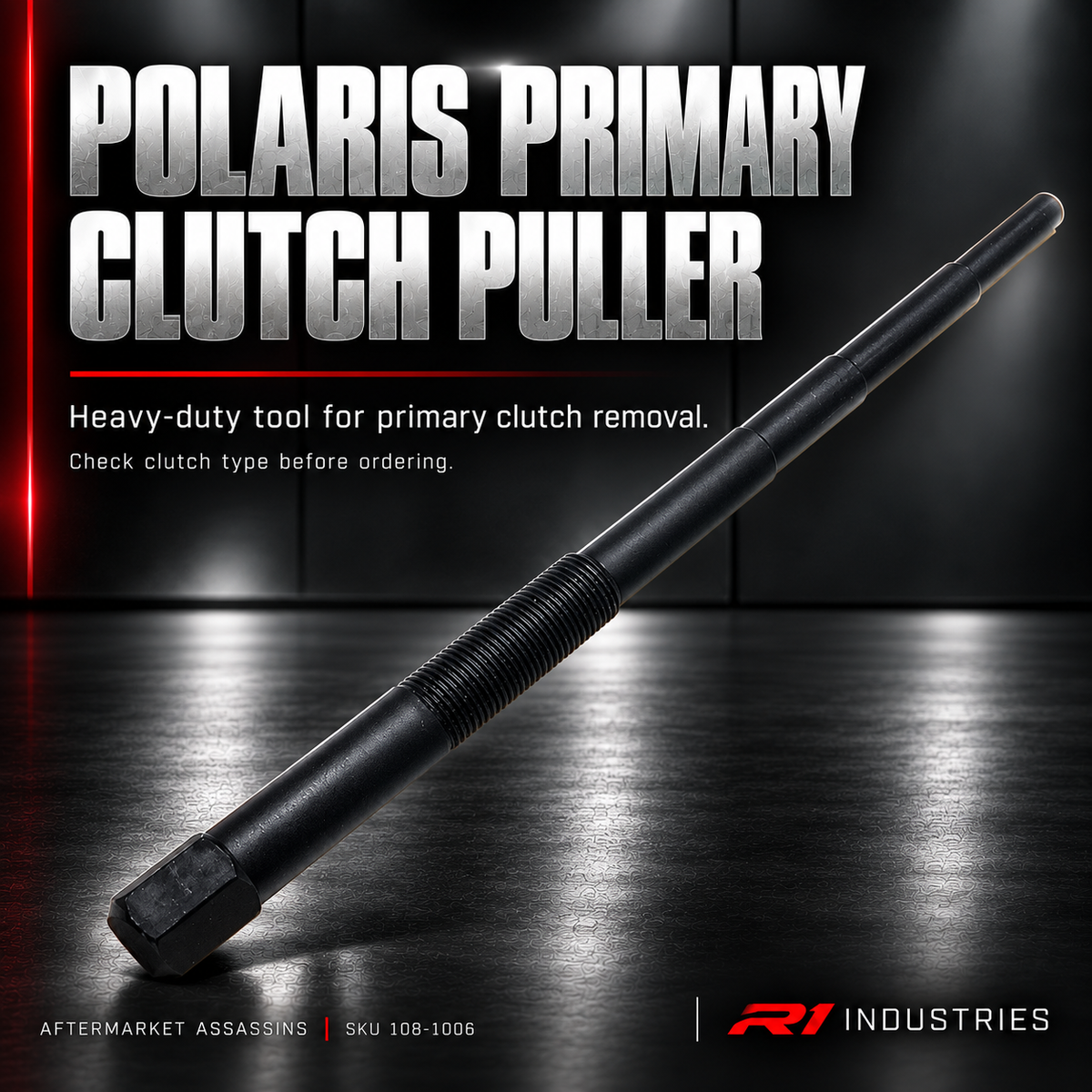 Aftermarket Assassins Polaris heavy-duty primary clutch puller 108-1006 product overview