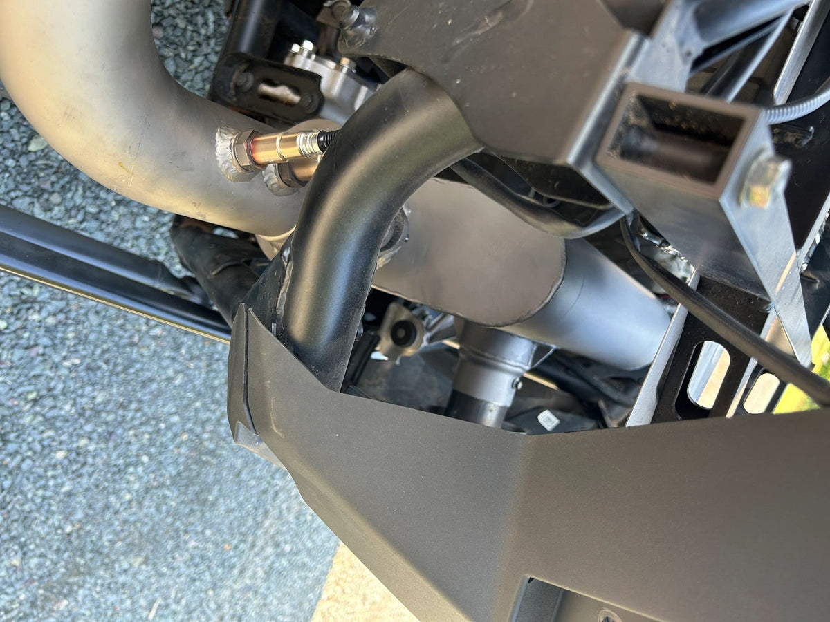 2022+ Polaris RZR Pro R Center-Exit Slip-On Exhaust with 3-Inch Side Dump, image 5