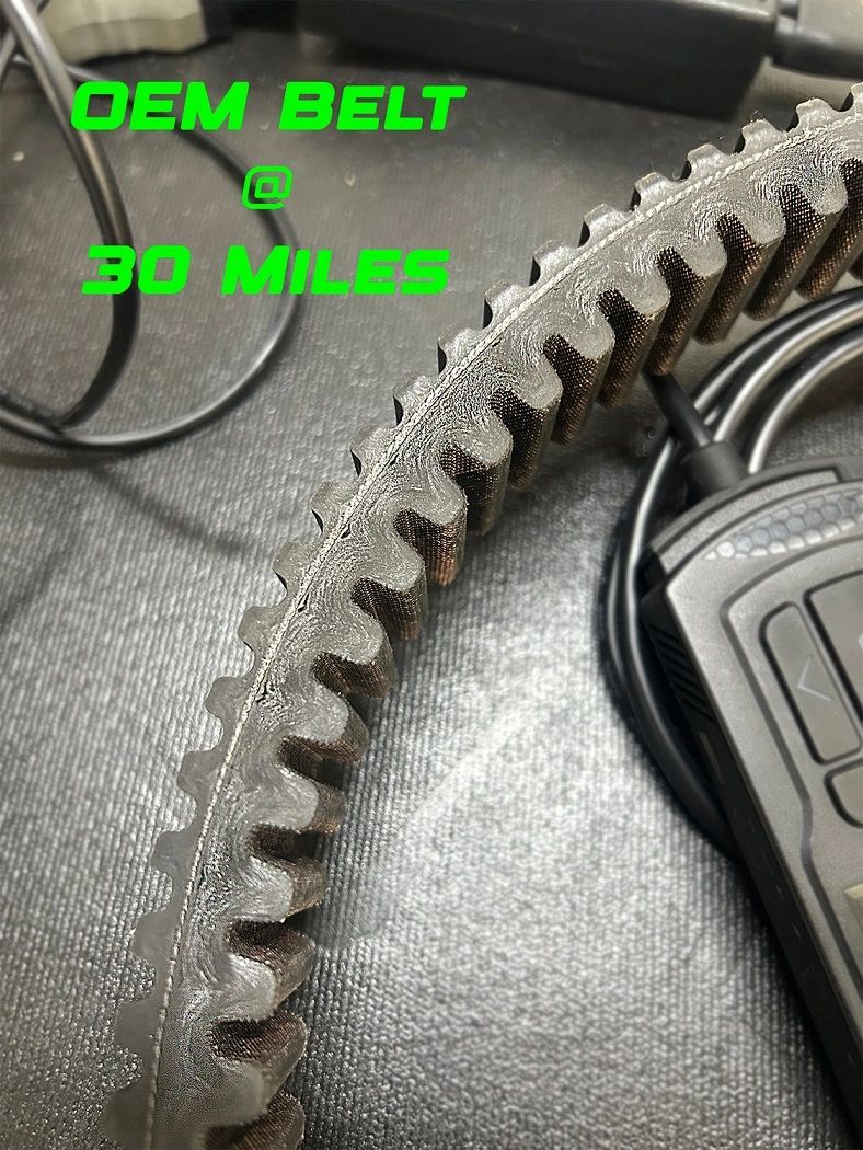 2026 Kawasaki Teryx H2 Stryker Wide Drive Belt installed or alternate view