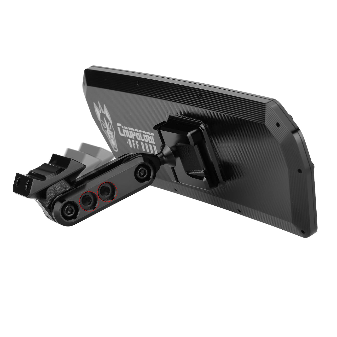 Super DELUXE 11” Offroad UTV Center Rearview Mirror - Wide Field of Vision + Adjustable Dual Mounting (2024)