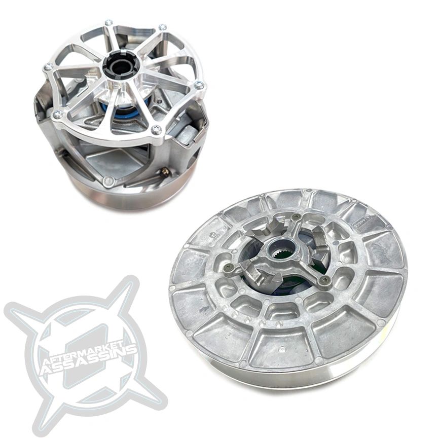 Aftermarket Assassins 116-1006 Stage 4 clutch assemblies with current Revolver primary cover