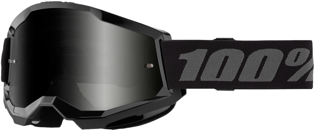 100% Strata 2 Sand Goggles - Black Smoke Lens