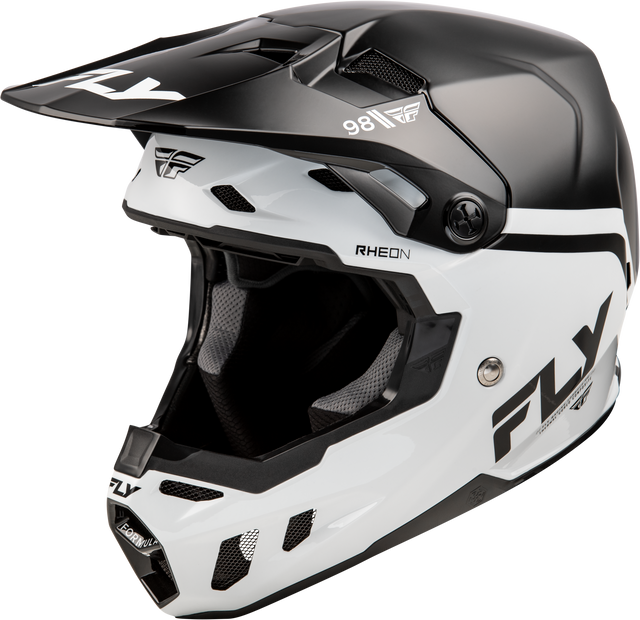 Photo of FLY RACING FORMULA CC OBJECTIVE HELMET BLACK/WHITE XS by FLY RACING - Premium Helmets for UTVs / Side by Sides