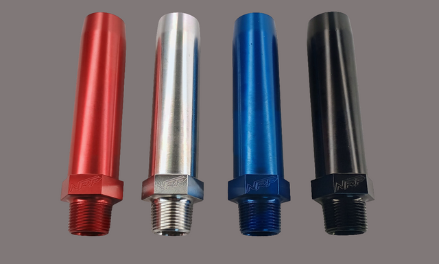 Photo of NRP Hi-Flow Universal Billet Race Jug Rigid Nozzle by Nitro Racing Parts - Premium Race Jug Hose for UTVs / Side by Sides