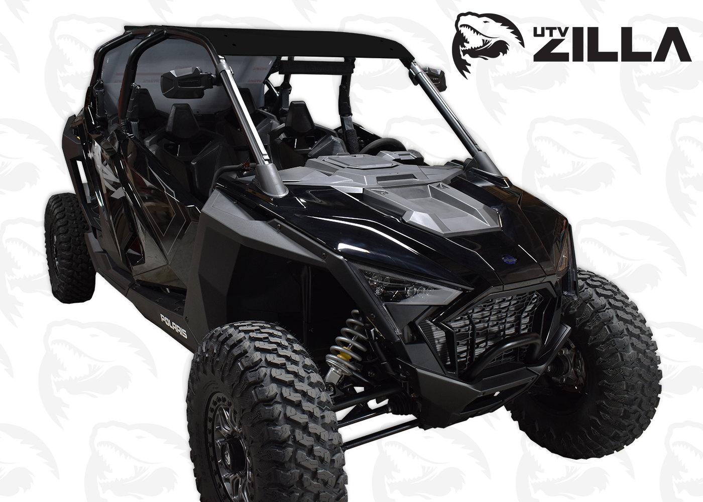 Photo of Black Aluminum Roof for RZR PRO XP 4 by UTVZILLA - Premium for UTVs / Side by Sides