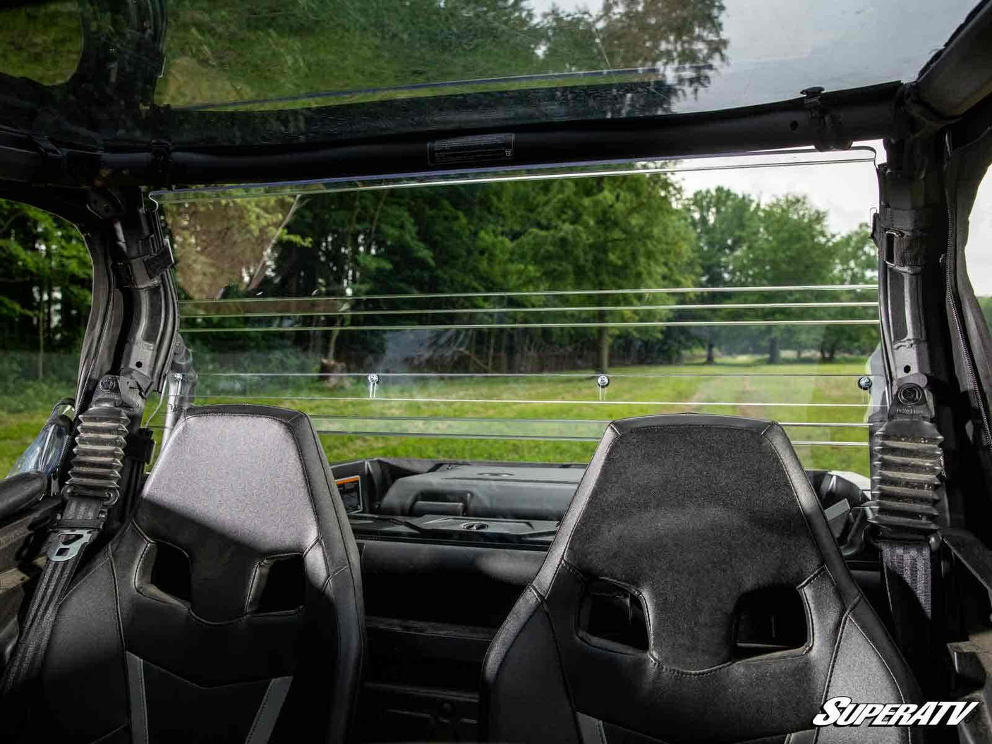 Photo of SuperATV Can-Am Maverick Trail Rear Windshield by SuperATV - Premium Windshields for UTVs / Side by Sides