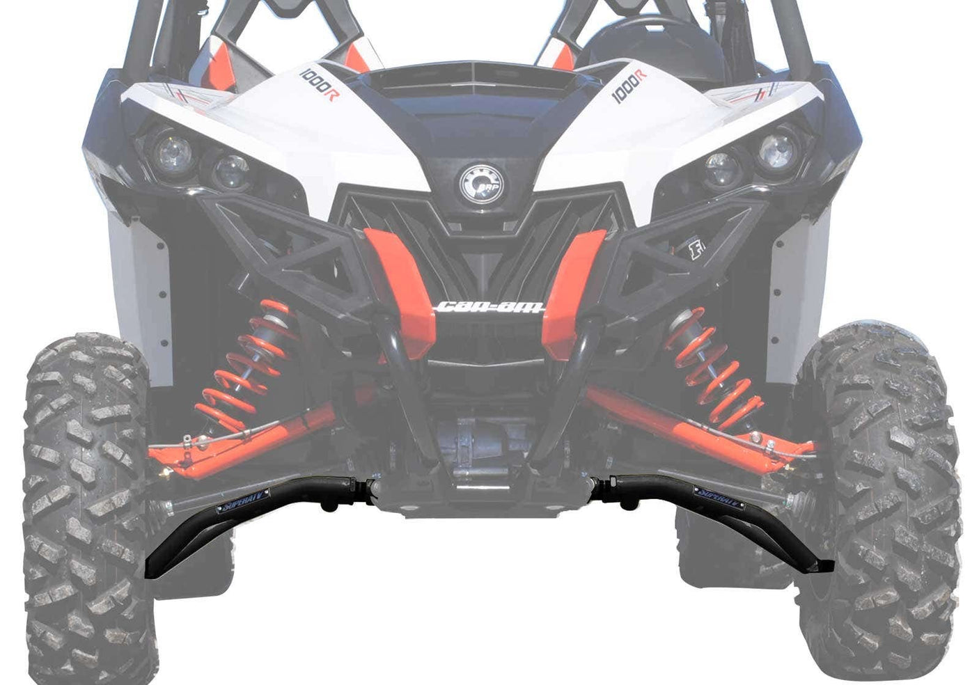 Can-Am Maverick High Clearance Front A-Arms - Standard Duty Ball Joints - Black