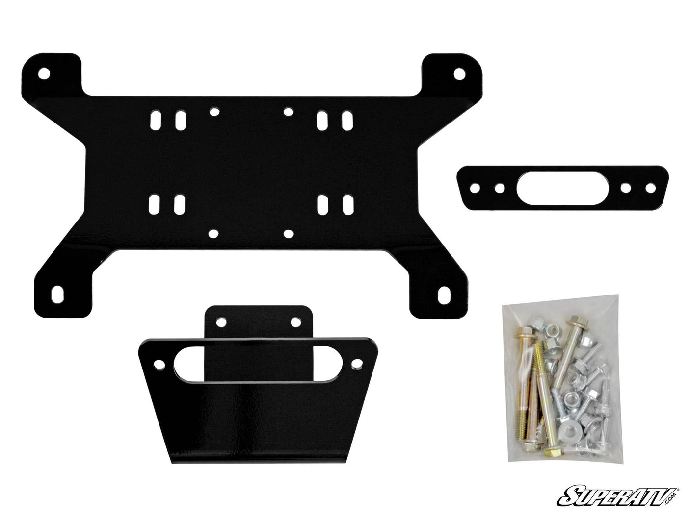 Photo of SuperATV Can-Am Maverick Winch Mounting Plate by SuperATV - Premium Winches & Winch Mounts for UTVs / Side by Sides